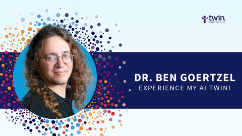 Dr. Ben Goertzel, one of the world’s top AI scientists and Founder of SingularityNET, will unveil a video of his photorealistic avatar at the AI for Good conference in Switzerland this week. Use of this generative AI technology from Twin Protocol demonstrates the power of secure, ethically engineered AI to foster a culture of continuous knowledge sharing, innovation, and growth. (Photo: Business Wire)