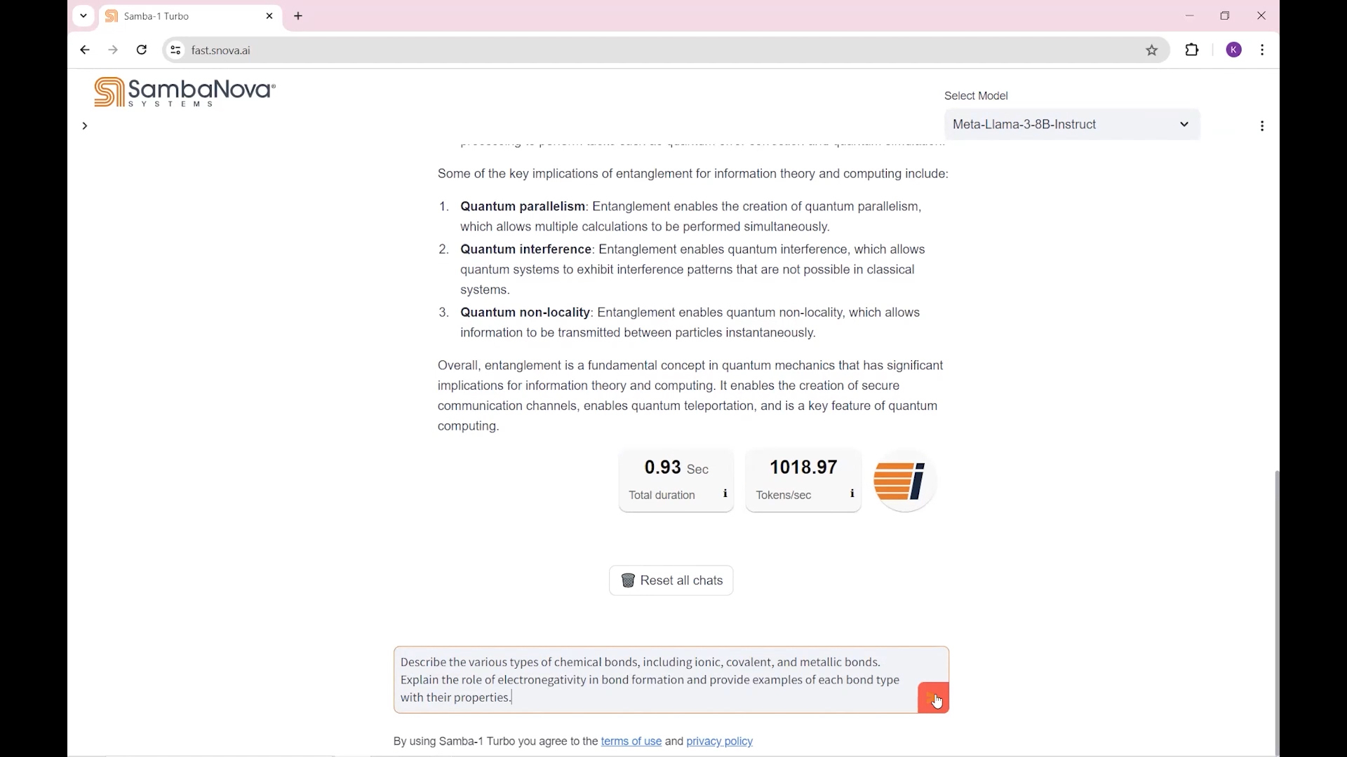 thumbnail SambaNova is the clear winner of the latest LLM benchmark by Artificial Analysis, topping their leaderboad at over 1000 tokens per second (t/s)
