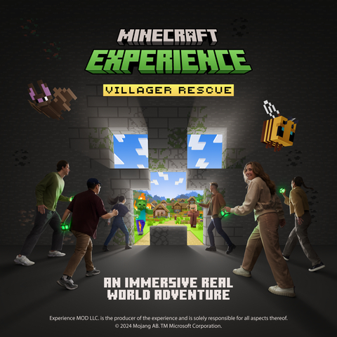 Minecraft Experience: Villager Rescue launches in Dallas, Texas and will tour cities around the world. (Photo: Business Wire)