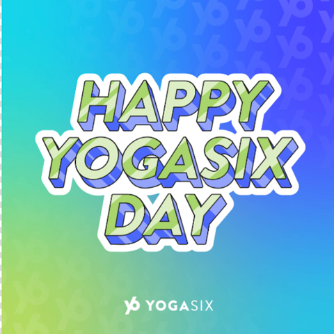 Select studios to offer special promotions on first YogaSix Day, including free classes for newcomers, discounts on YogaSix branded merchandise, and the launch of the “Summer 6 Pack” deal. (Graphic: Business Wire)