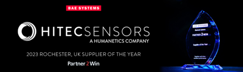 HITEC Sensors received the BAE Systems ‘Partner 2 Win’ Supplier of the Year award (Photo: Business Wire)