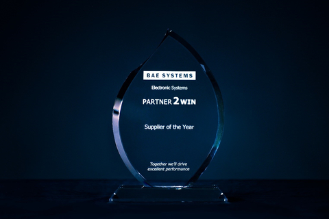 BAE Systems honored the top suppliers for its Electronic Systems sector with the seventh annual ‘Partner 2 Win’ Supplier of the Year awards. (Credit: BAE Systems)