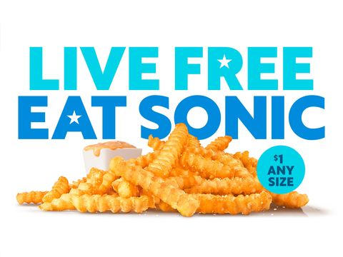 original The new hot and crispy Groovy Fries and Groovy Sauce are available now at SONIC locations nationwide (Photo: Business Wire)
