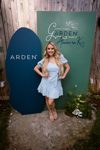 Outdoor Furniture Cushion Brand ARDEN Partners with Country Music Singer & Songwriter Alexandra Kay to Launch the “Favorites” Collection Ahead of Summer Patio Season - Partnership kicked off with a “gARDEN Party” in Nashville, Tennessee (Photo Credit: Sean Davis)