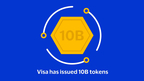 Visa announces it has issued more 10 billion tokens since the technology was launched in 2014.