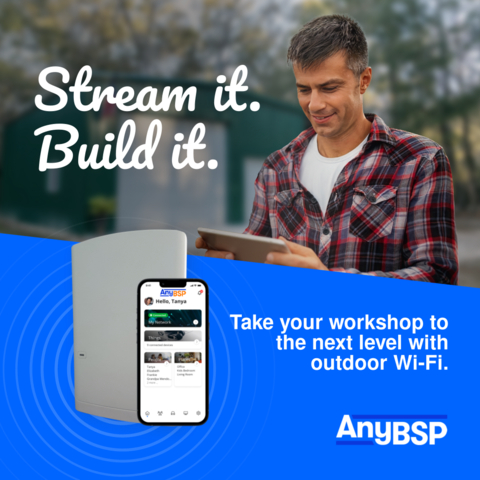 An Instagram ad from the Calix Market Activation program that BSPs can customize with their brand to promote the value of their unique outdoor Wi-Fi offerings. (Graphic: Business Wire)