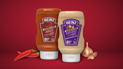 After testing six globally-inspired sauces in select restaurants last year, HEINZ brings two fan-favorite flavors to Walmart and Target stores nationwide for a limited time. (Photo: Business Wire)