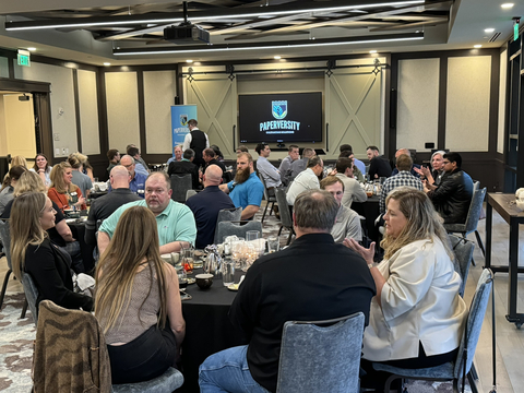 Evening event with customers in Wisconsin. (Photo: Business Wire)