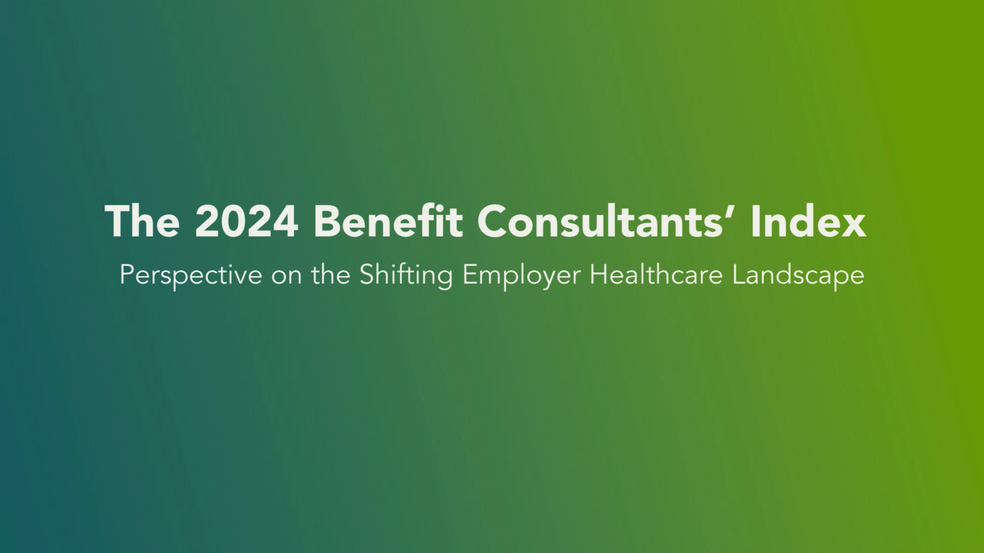 MedCity News and Quantum Health announced today the results of their second annual Benefit Consultant Sentiment Index (The Index): Benefit Consultants’ Perspective on the Shifting Employer Healthcare Landscape.