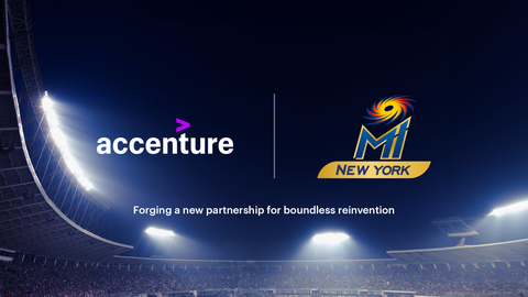 Accenture has announced a three-year partnership with Major League Cricket Champions MI New York, where it will serve as its principal partner. (Photo: Business Wire)