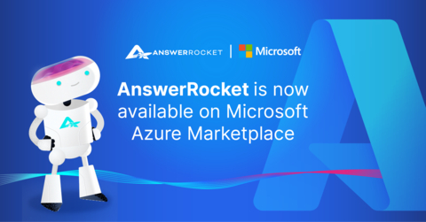 AnswerRocket is now available on Microsoft Azure Marketplace (Graphic: Business Wire)