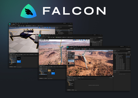 FalconEditor: Duality AI's intuitive visual tool for creating and simulating digital twins is expressly designed to streamline and accelerate the adoption of digital twin simulation. (Graphic: Business Wire)