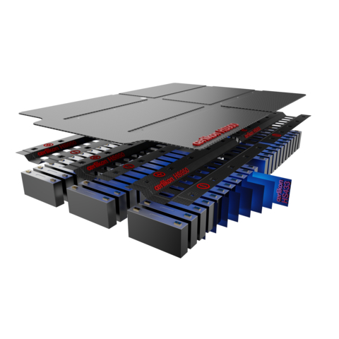 Heat resistant parts such as Oerlikon’s high performance customizable heat shields with superior thermal and electrical insulation increase the safety of battery systems. (Image source: OERLIKON)