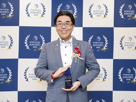 2024年WORLDCOM獎得主——Yokobiki Shutter Co.,Ltd.執行長Shinjiro Ichikawa（照片來源：美國商業資訊）