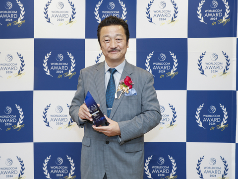 2024年WORLDCOM獎得主——Manyou Kensetsu執行長Shunichi Sasaki（照片來源：美國商業資訊）