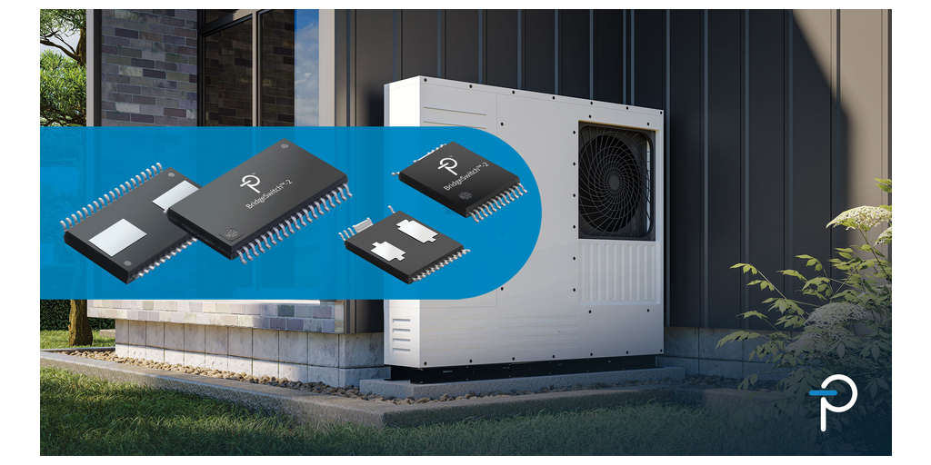 Power Integrations BridgeSwitch-2 BLDC IC ファミリーで モータードライブ製品を強化