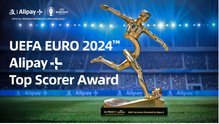 The UEFA Top Scorer Trophy presented by Alipay+ is unveiled for UEFA EURO 2024™  </div> <p>Sculpted in the shape of the Chinese character 