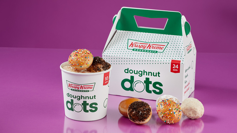 Perfect for poppin’, fans can enjoy a 10-count Doughnut Dots cup for just $1, June 10-16 (Photo: Business Wire)