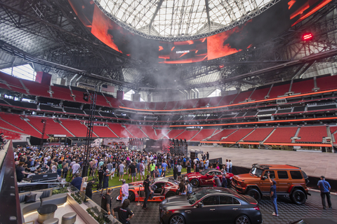 Mercedes-Benz USA Hosts First Ever Race Day and Canadian Grand Prix Watch Party at Mercedes-Benz Stadium (Photo: Business Wire)