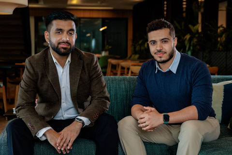Tahseen Omar (left), Chief Operating Officer at Anterior and Abdel Mahmoud, M.D. (right), Co-Founder and CEO of Anterior. (Photo: Business Wire)