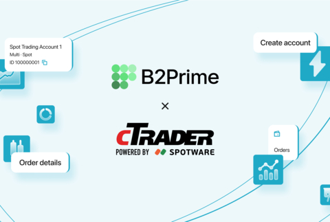 B2Prime, a Prime of Prime multi-asset liquidity provider, and cTrader, Spotware's flagship trading platform, have established a strategic partnership to expand trading opportunities. (Photo: Business Wire)