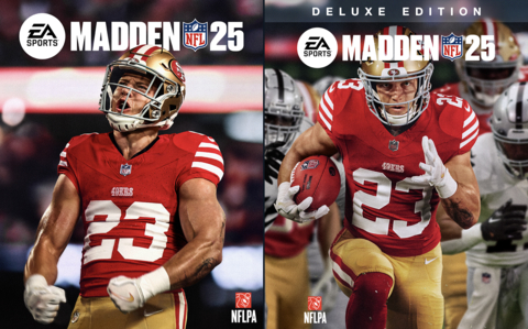 San Francisco 49ers running back Christian McCaffrey graces the Standard and Deluxe Edition covers of Madden NFL 25. (Photo: Business Wire)