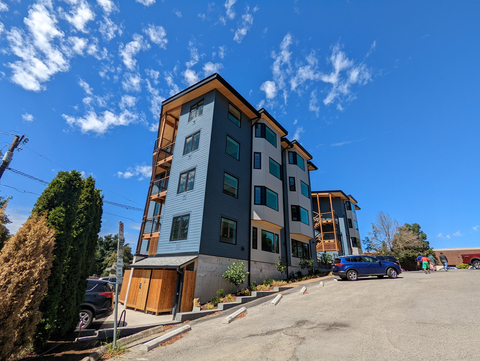 Chiles House in Southeast Portland is one of the communities in Catholic Charities of Oregon's portfolio of more than 1,000 affordable apartment homes. (Photo: Business Wire)