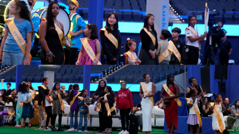 The Parade of Champions at the Luskin Orthopaedic Institute for Children (LuskinOIC) Stand for Kids Gala at SoFi Stadium. Photo credit Thrive Images