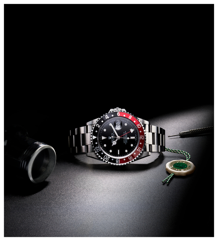 Eiseman Jewels NorthPark Center announces the launch of its Rolex Certified Pre-Owned program. Seen here is a Rolex GMT Master with the tag that comes with each certified secondhand Rolex sold. (Photo: Business Wire)
