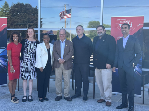 Pictured are representatives from MADD, the city of Sturgeon Bay, the State of Wisconsin and Patriot Motors. (Photo: Business Wire)