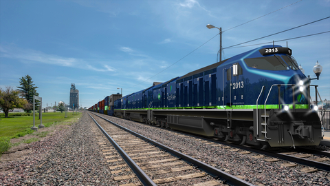 OptiFuel Drives Affordability With its Pioneering Locomotive-as-a-Service (LAAS™) Program. Utilizing EPA RIN Credits to Offset Key Energy Transition Costs, Railroads Could Acquire a NEW Total-Zero™ 5,600 hp RNG Hybrid Line Haul Locomotive for as Little as $1.1 Million With No Additional Cost for Refueling Infrastructure. (Photo: Business Wire)