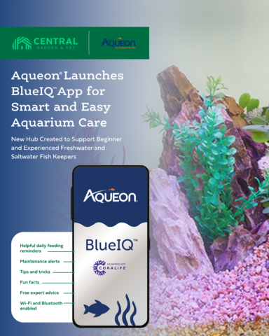 Aqueon® Launches BlueIQ™ App for Smart and Easy Aquarium Care - New Hub Created to Support Beginner and Experienced Freshwater and Saltwater Fish Keepers (Photo: Business Wire)