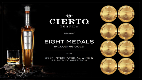 Cierto Tequila Wins Gold at the 2024 International Wine & Spirits Competition (Graphic: Business Wire)