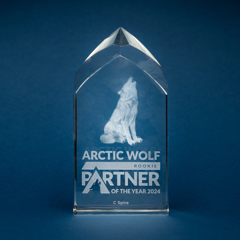 original Arctic Wolf Rookie Partner of the Year Award (Photo: Business Wire)