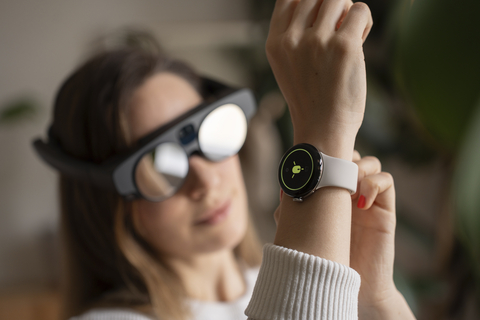 Doublepoint Technologies debuts WowMouse AR at AWE 2024, transforming Android smartwatches into powerful augmented reality gestural input devices that enhance users’ experiences with Magic Leap 2. (Photo: Business Wire)