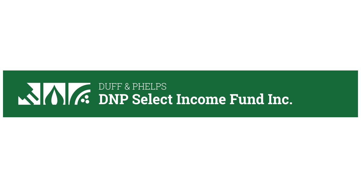 DNP Select Income Fund Announces Dividends and Sources of Distribution