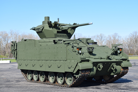 original BAE Systems debuts its fourth Armored Multi-Purpose Vehicle (AMPV) prototype at Eurosatory 2024. (Credit: BAE Systems)