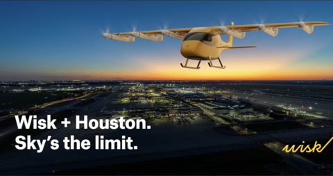 Wisk Aero and Houston Airports Partner to Bring Autonomous Air Taxis to the Greater Houston Region (Graphic: Business Wire)