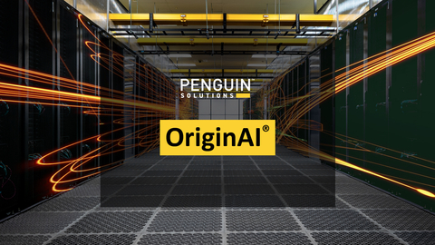 Penguin Solutions announces the expansion of its OriginAI solution to include validated, pre-defined AI architectures backed by Penguin's intelligent cluster management software and expert services. OriginAI infrastructure streamlines AI implementation and management, enabling predictable AI cluster performance. (Graphic: Penguin Solutions)