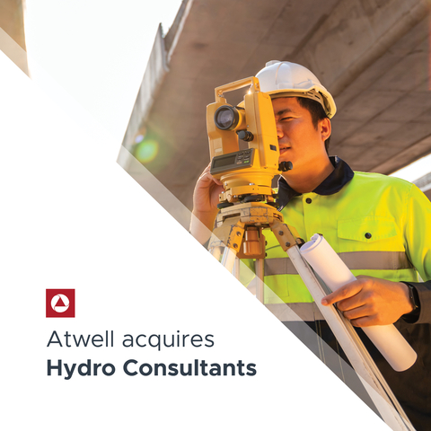 Atwell has acquired Hydro Consultants, a professional surveying, engineering, and mapping company located in Baton Rouge, Louisiana. (Graphic: Business Wire)