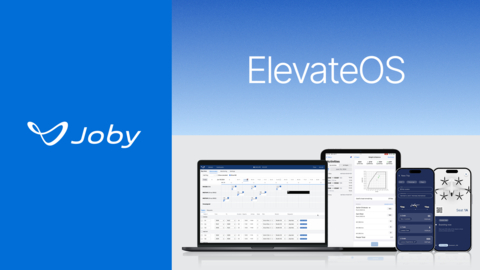 Joby's proprietary ElevateOS air taxi software system includes an operations core, a pilot app, and a consumer-friendly rider app, from left to right, all of which have been FAA-authorized for use by Joby's Part 135 organization. Joby Aviation Image