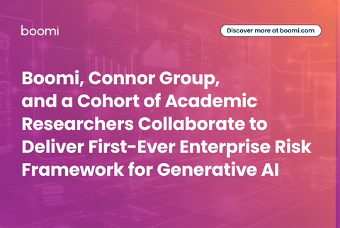 Boomi, Connor Group, and a Cohort of Academic Researchers Collaborate to Deliver First-Ever Enterprise Risk Framework for Generative AI (Graphic: Business Wire)