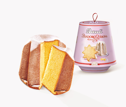 Il Pandoro di Verona is Bauli’s traditional, Veronese star-shaped holiday cake. "Pandoro" meaning "golden bread," is rich in butter and contains no preservatives. (Photo: Business Wire)