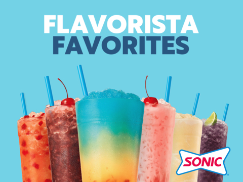 Six NEW Drinks! SONIC Introduces Premium Lineup of Curated Beverages with NEW Flavorista Favorites Menu (Graphic: Business Wire)