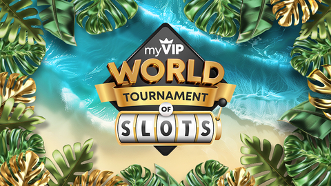 playSTUDIOS, the award-winning developer and publisher of free-to-play mobile games that offer real-world rewards to players, announced its inaugural million-dollar myVIP World Tournament of Slots event taking place October 2024 at Atlantis Paradise Island in the Bahamas. The tournament will bring together slot enthusiasts who will compete for a top cash prize of $1 million and the prestigious title of, “World’s Greatest Slot Player.” (Graphic: Business Wire)