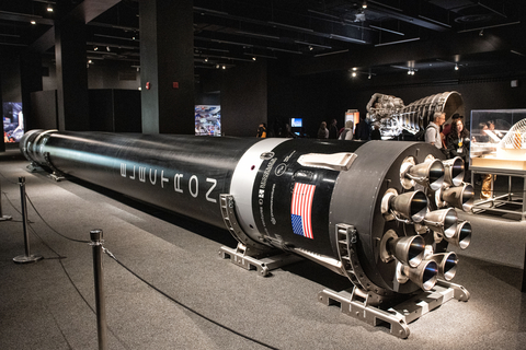 Rocket Lab's Electron rocket on display at the California Science Center. (Photo: Business Wire)