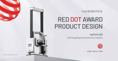 HaiPick A3S Wins Red Dot Award: Product Design 2024 (Graphic: Business Wire)