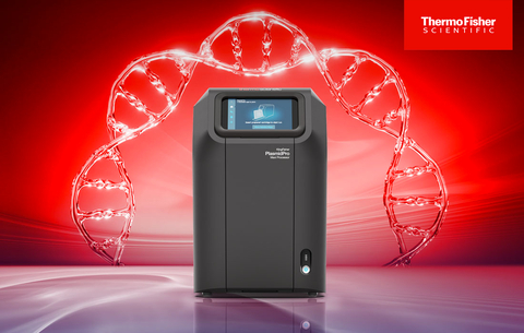 Thermo Scientific™ KingFisher™ PlasmidPro Maxi Processor, the only fully automated maxi-scale plasmid DNA (pDNA) purification system. (Photo: Business Wire)