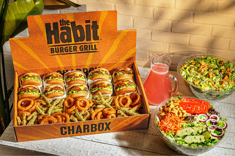 The Habit Burger Grill partners with ezCater to launch its first catering program and bring its Charburgers to workplaces across the US. (Photo: Business Wire)