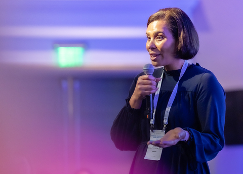 original Lisa Bailey, Managing Director and Head of DEI Strategy at Trinity Life Sciences, participates in an energetic strategy session in May 2024. Photo credit: Trinity Life Sciences